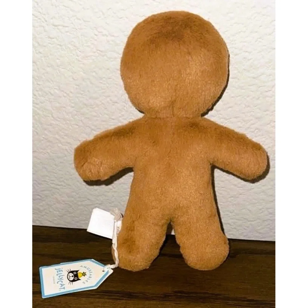 Jellycat Jolly Gingerbread Man Fred Plush Christmas Holiday AUTHENTIC w Dust Bag